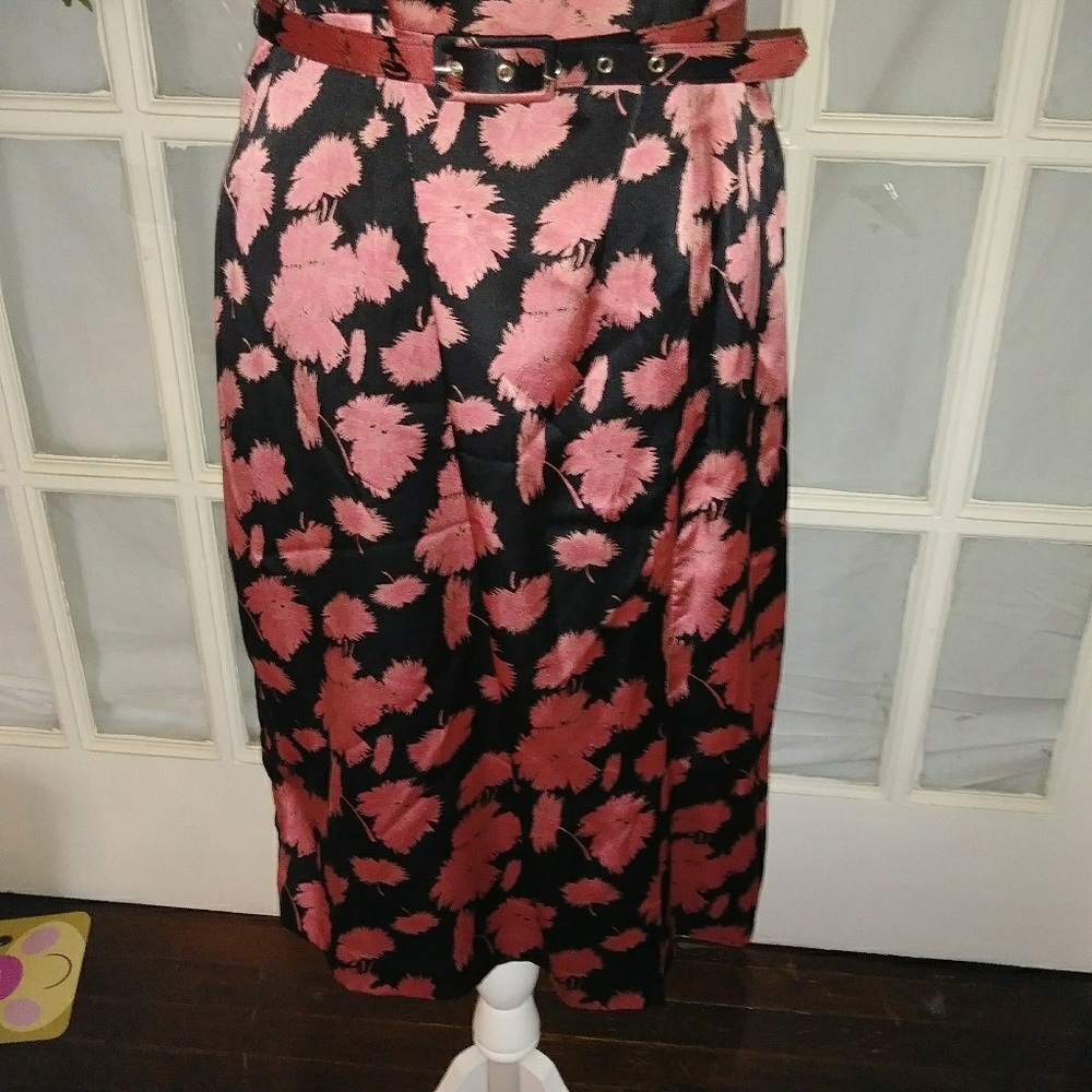 Rockabilly Sexy Silk Dress EUC - Picture 3 of 8